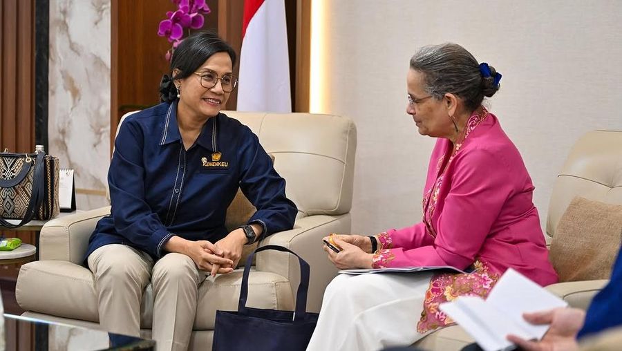 Sri Mulyani Bertemu Dubes AS untuk RI Bahas Negosiasi Tarif Trump