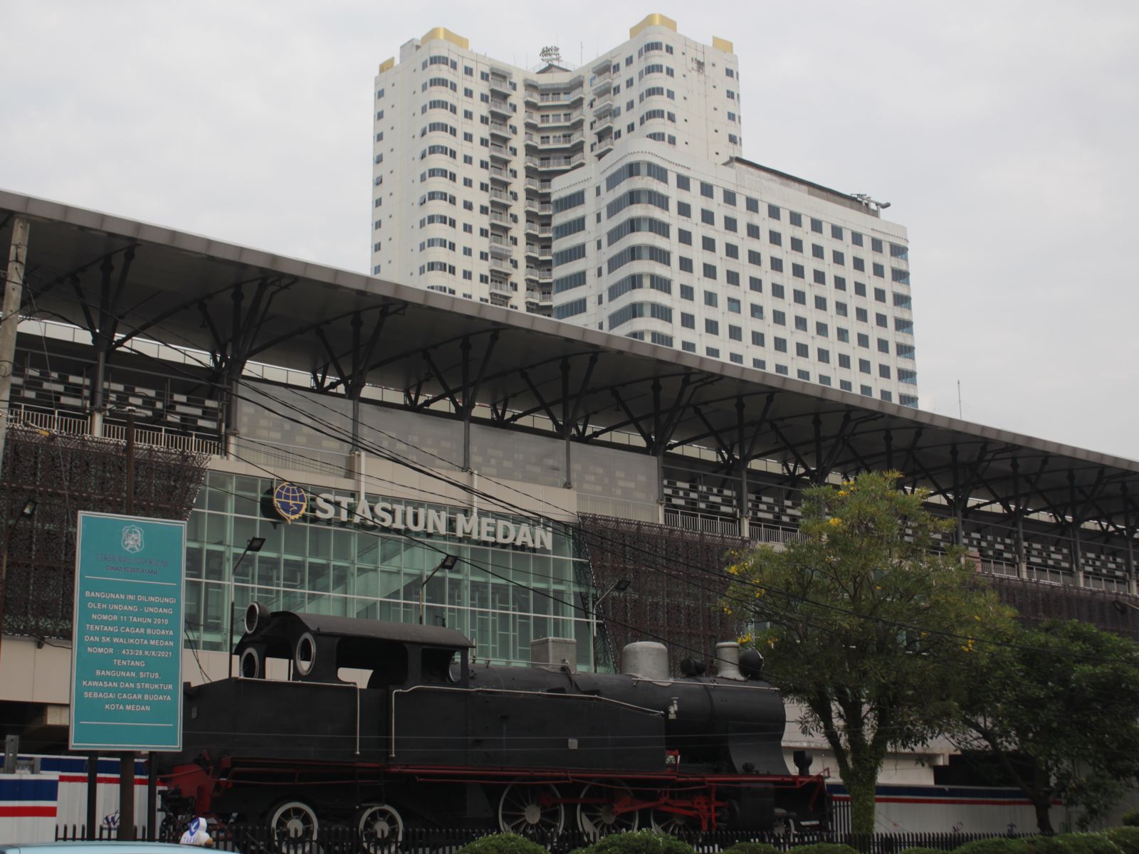 (Foto) Stasiun Medan Integrasi Transportasi Modern dan Layanan Prima